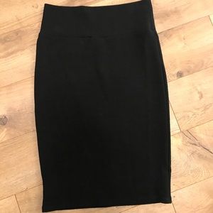 Lularoe Black Pencil Skirt